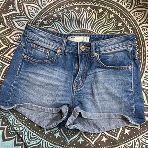 FB Sister High Waist Jean Shorts